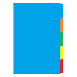 Products: A4 5 Multi-Coloured Divider Tabs