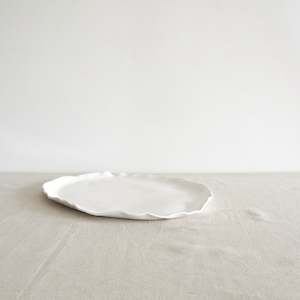 Products: oval platter ~ white #2