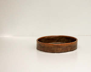 dip bowl / brown