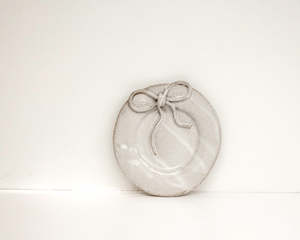 bow plate / speckled grey #3