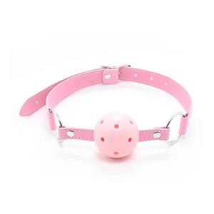 Pink Ball Gag - Breathable - Tabu Adult Boutique