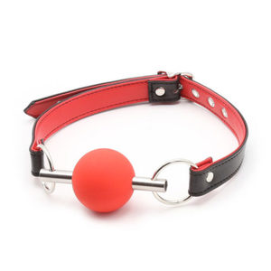 Rubber Ball Gag - Red - Rated R - Tabu Adult Boutique