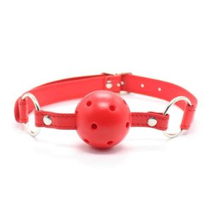 Products: Red Ball Gag - Breathable - Tabu Adult Boutique