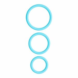 Products: Blue Stamina Rings - Set of 3 - Tabu Adult Boutique