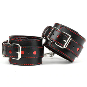 Products: Red Heart Hand Cuffs - Rated R - Tabu Adult Boutique