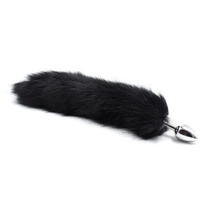 Products: Long Black Tail Butt Plug - Rated R - Tabu Adult Boutique