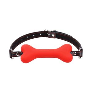 Products: Red Bone Mouth Gag - Tabu Adult Boutique