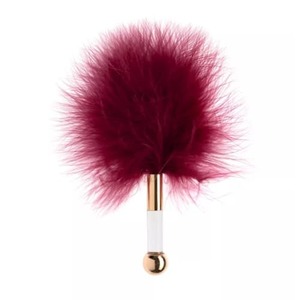 Products: Mini Feather Teaser - Burgundy - Tabu Adult Boutique