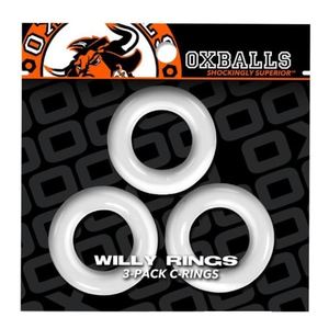 Oxballs Willy Rings White - Tabu Adult Boutique