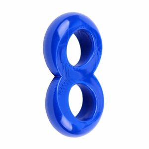 Products: Duo Cock 8 Ball Ring - Blue - Tabu Adult Boutique