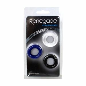 Small Donut Cock Rings - Set of 3 - Tabu Adult Boutique