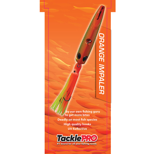 Products: TacklePro Inchiku Lure – Orange Impaler – TacklePRO NZ