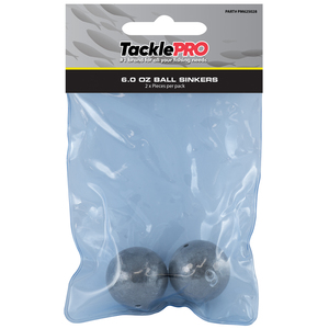 Products: TacklePro Ball Sinker 6.0oz – 2pc – TacklePRO NZ