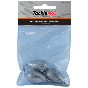 Products: TacklePro Swivel Sinker 4.0oz – 3pc – TacklePRO NZ