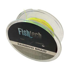 Products: Rainbow Braid 50lb x 150m