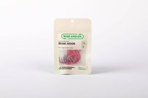 Wise Angler - Beak Hook 6/0 - Extra Long Point / Pink