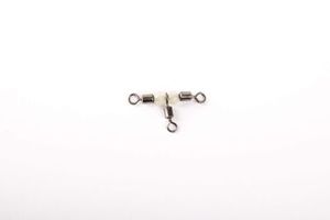 Wise Angler: Wise Angler - Crossline Rolling Swivel with Pearl Beads 3x4 35 kgs QTY 5