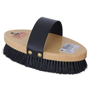 Equerry Pure Black Bristle Body Brush tackshop.co.nz