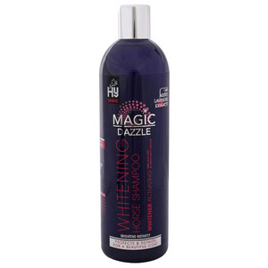 Products: HyShine Magic Dazzle Whitening Shampoo tackshop.co.nz