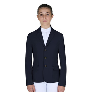 Equestro Kids Slim Fit 3 Button Competition Jacket tackshop.co.nz