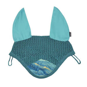 For The Horse 1: Weatherbeeta Marble Swirl Ear Bonnet