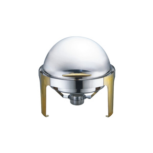 Products: 6L 470x470x450 MM Round Stainless Steel Roll Top Buffet Food Server TT-YD-721H