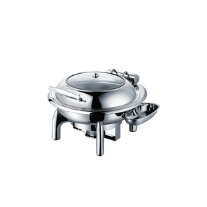 Products: 6L 440x480x300 MM Glass Top Round Buffet Food Warmer TT-YD-F018B