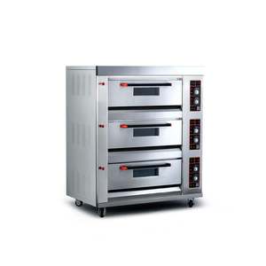Products: 3 Decks 6 Trays 600X400mm 350°C Professional Gas Baking Oven TT-O78C
