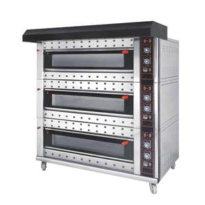 Products: 3 Decks 12 Trays 400X600mm 0.3KW 350°C Professional Gas Baking Oven TT-O201