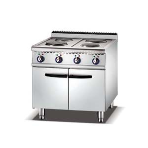 4 Round Commercial Electric Hotplate with Cabinet TT-WE158B