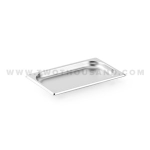 1.4L 1/3X1.6” 325X176X40 MM Stainless Steel Steam Table Pan TT-813-40