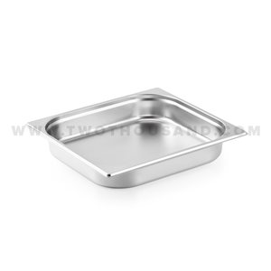 5.4L 2/3X2.5” 353X325X65 MM Stainless Steel Steam Table Pan TT-823-2