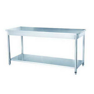 Products: 2000X700MM Square Tubes with Undershelf Stainless Steel Work Bench TT-BC332G