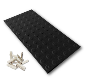 Black Fibre Reinforced Polymer (FRP) Warning Tac-Tile