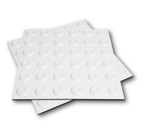 White Self-Adhesive Warning Tac-Tile
