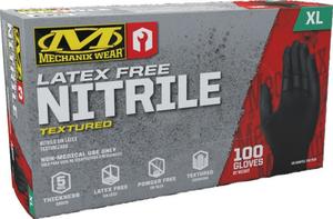 Mechanix Wear: Mechanix Wear 5 mil Nitrile Disposable Gloves 100 Pack Black