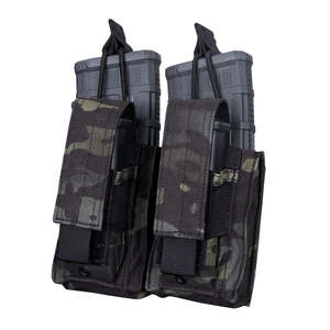 Condor Tactical And Outdoor: Condor Double Kangaroo Mag Pouch Gen II - Multicam Black