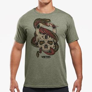 VIKTOS Kettle Skull Tee Sage Heather