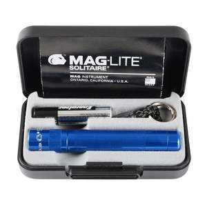 Maglite Solitaire AAA Incandescent Keychain Light in Presentation Box - Blue