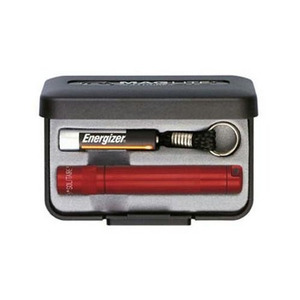 Maglite Solitaire AAA Incandescent Keychain Light in Presentation Box - Red