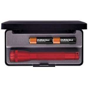 Maglite 2 Cell AA Mini Maglite Flashlight Red