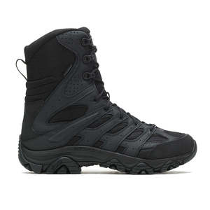 Merrell Tactical: Merrell Tactical MOAB 3 Tactical Waterproof 8 Inches Side-Zip Boot Black