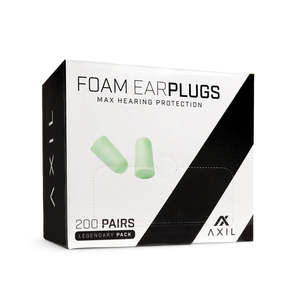 Axil Foam Ear Plugs 200 Pair Box
