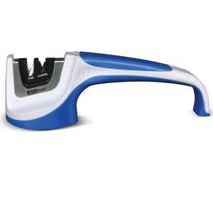 Accusharp Knife Sharpeners: AccuSharp Classic Pull-Through Knife Sharpener - White/Blue