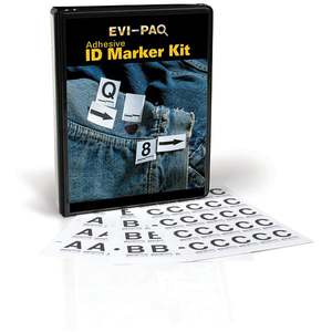 EVI-PAQ Adhesive ID Marker Book
