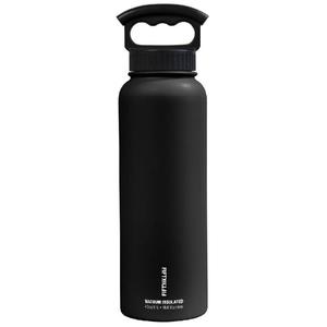 Fifty Fifty Bottles: Fifty Fifty 40oz Wide Mouth 3 Finger Lid Vacuum Insulated Bottle