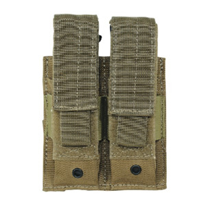 Duty Gear And Pouches: Voodoo Tactical Double Pistol Mag Pouch - Coyote