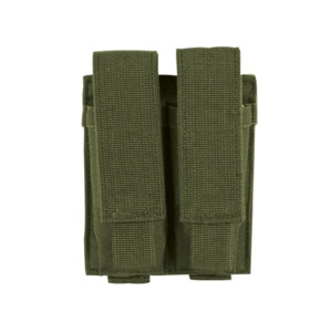 Voodoo Tactical Double Pistol Mag Pouch - OD Green