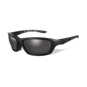 Eyewear And Goggles: Wiley X Brick Sunglasses Smoke Grey Lens Matte Black Frame