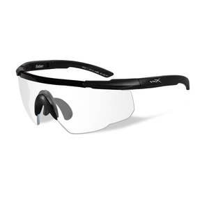 Wiley X Saber Advanced Eyeshield Clear Lens Matte Black Frame